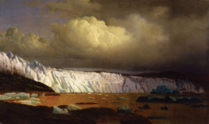 View of the Sermitsialik Glacier by William Bradford,