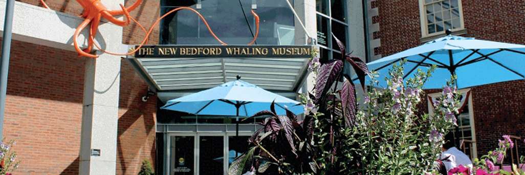 Front entrance to the New Bedford Whaling Museum