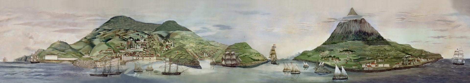 Scene of the Azores from the Grand Panorama of a Whaling Voyage 'Round the World