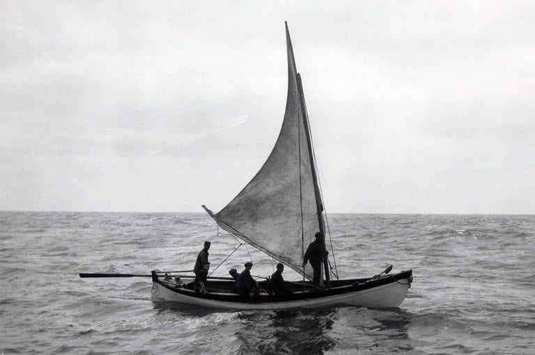 Caption: William H. Tripp, Chasing off for whales, 1925.

