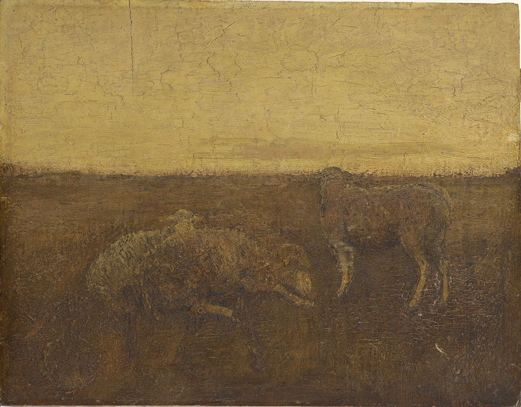 Ryder_Landscape with Sheep Cornell_1948.3