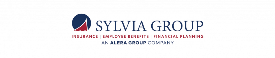 The logo for Sylvia Group. There is text that reads: Sylvia Group. Insurance, employee benefits, financial planning. An Alera Group company."