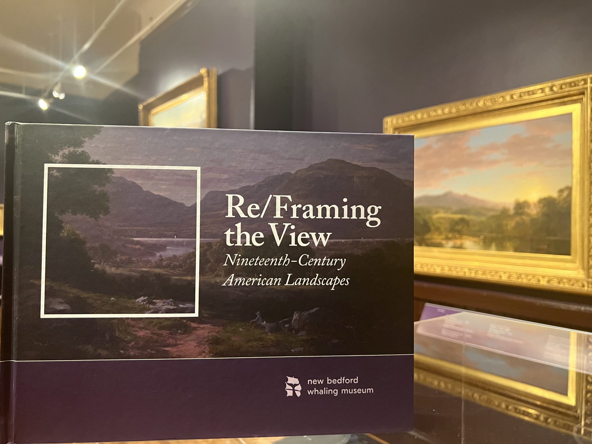 An image of the book "Re/Framing the View: Nineteenth-Century American Landscapes" in its gallery.